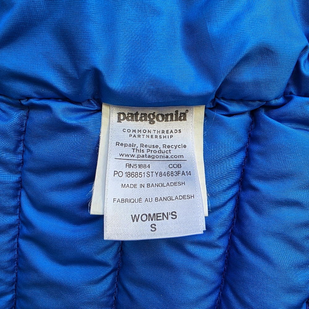 Patagonia Down Sweater Jacket Blue - Picture 6 of 9